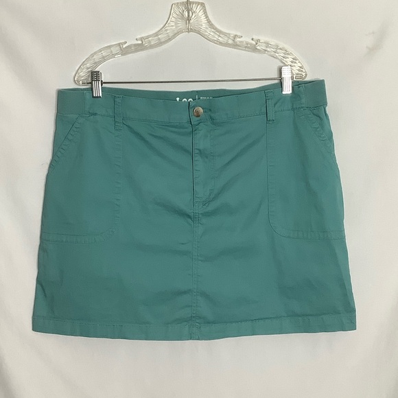 Lee Teal Mid Rise Skort Size 20 - Picture 1 of 12